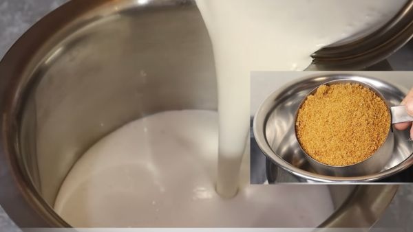 Rice cake made with rice and jaggery to boost strength in children