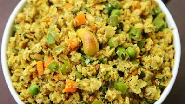 10 Minute Healthy Breakfast Quick Easy and Super Tasty Oats Upma Recipe in Telugu