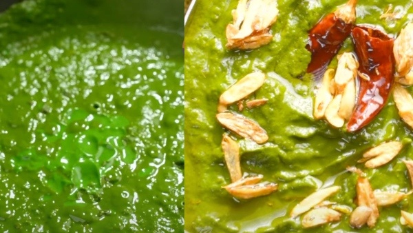 Dhaba style lasooni palak recipe for skin care heart health and immunity