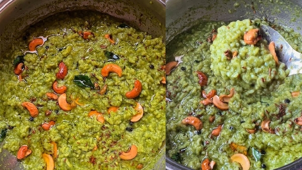 Nutrient Packed Green Pongal Recipe Step by Step Guide to Making Delicious Coriander Pongal