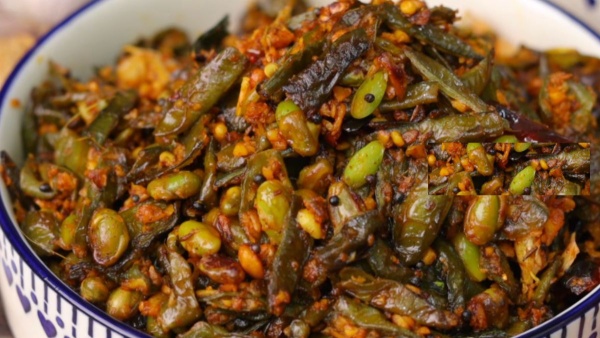 Catering style chikkudukaya recipe for chapati and rice here is the process in telugu Catering style chikkudukaya recipe for chapati and rice here is the process in telugu