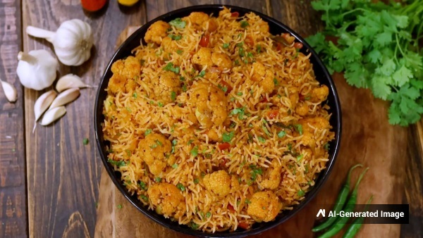 Healthy and tasty cauliflower rice for lunch know the ingredients and easy process