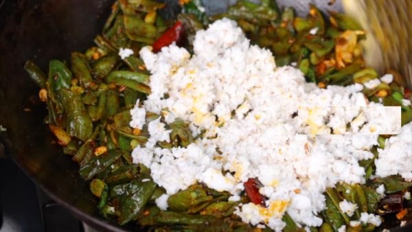 Catering style chikkudukaya recipe for chapati and rice here is the process in telugu
