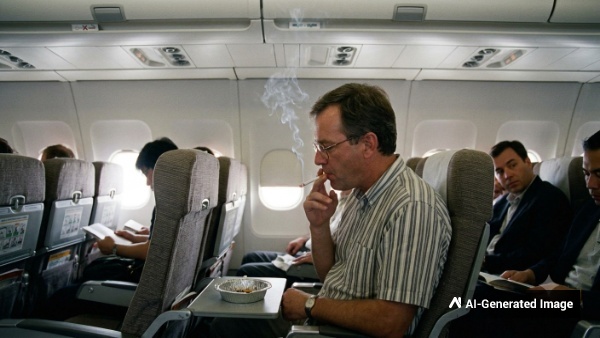 No smoking in aeroplanes but ash trays in bathrooms know the reasons and facts