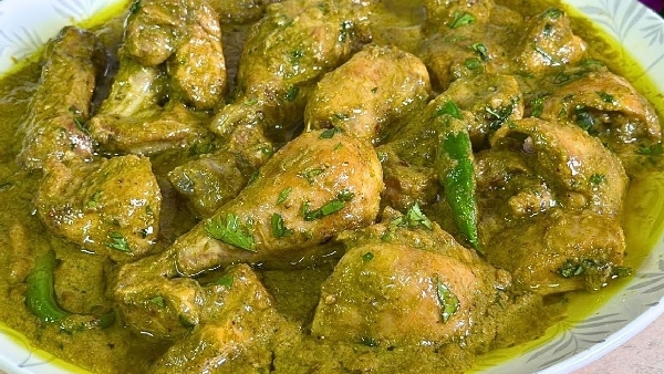Hariyali Chicken Recipe in Telugu 2026 Spicy Green Chicken Curry Hariyali Chicken Recipe in Telugu 2026 Spicy Green Chicken Curry