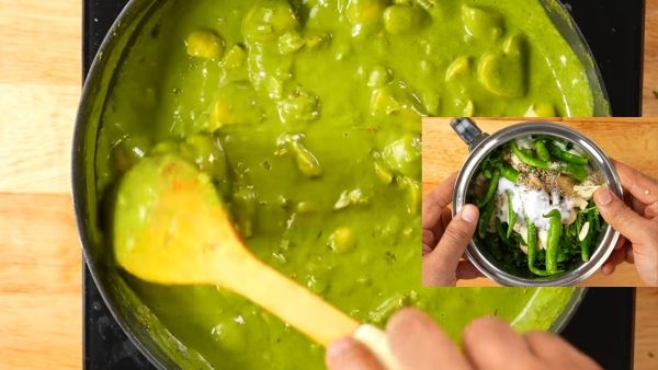 Hariyali mushroom masala curry with these secret ingredients evergreen taste Hariyali mushroom masala curry with these secret ingredients evergreen taste