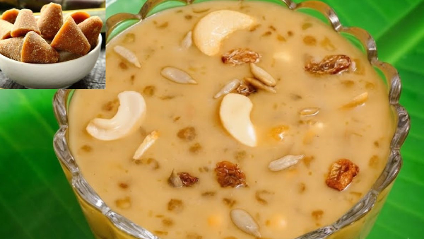 Traditional Sweet Bellam Payasam Recipe Without Milk Curdling