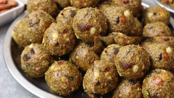 Healthy and protein rich laddu for ladies after delivery for muscle strength