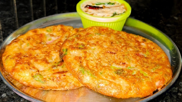 Don t Throw Away Leftover Rice Try This Delicious Instant Uthappam Recipe in Telugu