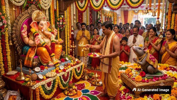 Importance of Mouse vehicle in lord ganesh puja during vinayaka chavithi Importance of Mouse vehicle in lord ganesh puja during vinayaka chavithi