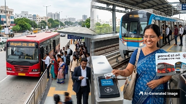 Big Relief for Hyderabadis Single Pass for Metro and RTC Buses Soon Big Relief for Hyderabadis Single Pass for Metro and RTC Buses Soon