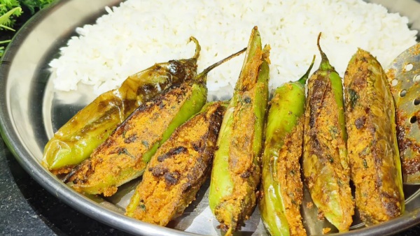 Even without any other curries you can have a hearty meal with just this chili fry