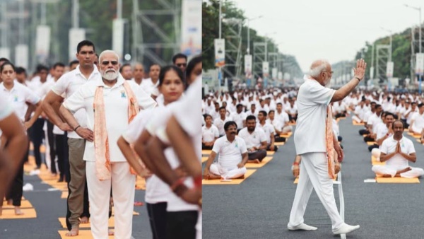 Pm narendra modi birthday special yoga is the secret of his fitness at 76 age