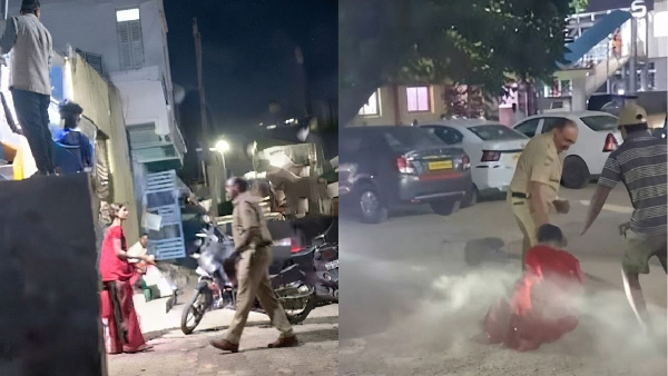 Viral Video Hyderabad RPF Pesonnel Drags Woman by Hair at Hafeezpet Railway Station Sparks Outrage