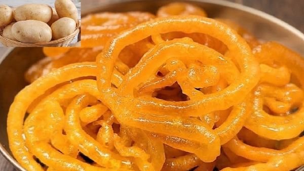 Aloo Jalebi Recipe Try the Unique Crispy Potato Jalebi at Home in Telugu Aloo Jalebi Recipe Try the Unique Crispy Potato Jalebi at Home in Telugu