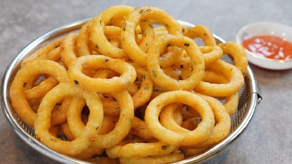 Crispy Potato Rings Recipe in Telugu How to Make Delicious Aloo Rings in Just 10 Minutes Crispy Potato Rings Recipe in Telugu How to Make Delicious Aloo Rings in Just 10 Minutes