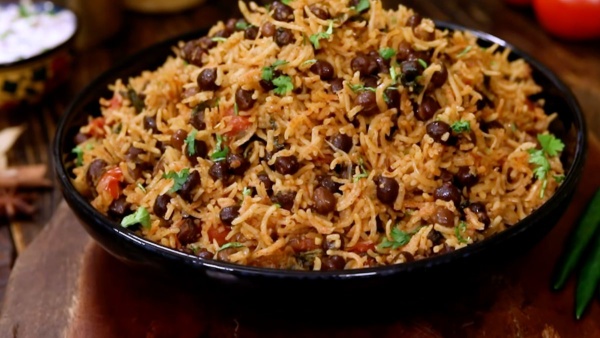 Nalla senagala pulao recipe with rich protein and nutrients process in telugu