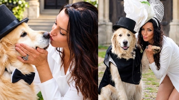 British model elizabeth hoad marries pet dog after many failed relationships