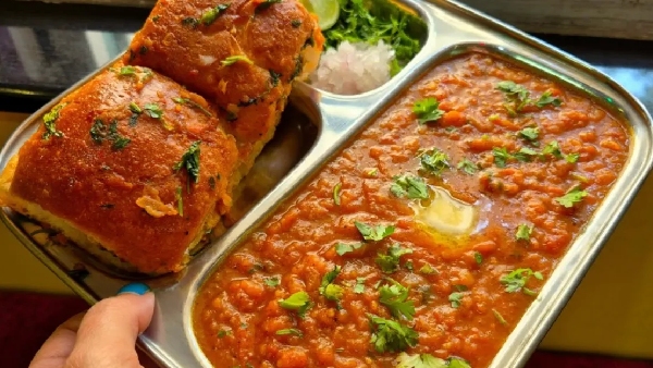 No Onion No Garlic Mumbai Street Style Cheese Pav Bhaji Recipe in Telugu