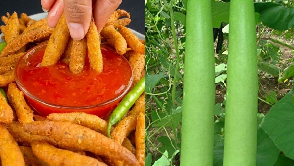 Sorayaka Fingers Recipe in Telugu How to Make Crispy Bottle Gourd Fingers Snack at Home