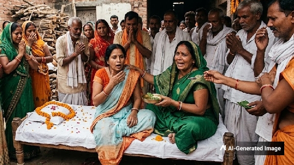 Gorakhpur Miracle Woman Declared Dead Wakes Up After Tulsi Water Poured in Mouth Gorakhpur Miracle Woman Declared Dead Wakes Up After Tulsi Water Poured in Mouth