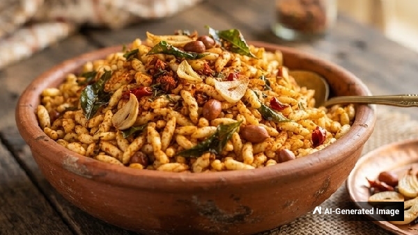 Crispy Spicy Garlic Murmura Recipe in 10 Minutes Quick Evening Snack in Telugu