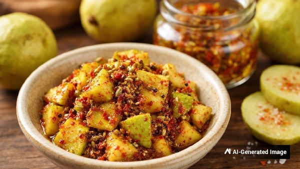 instant guava pickle recipe how to make jamakaya pachadi in telugu