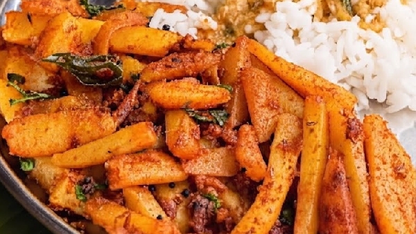 Kerala Style Aloo Fry How to Make Kerala Potatao Fry Recipe in Telugu Kerala Style Aloo Fry How to Make Kerala Potatao Fry Recipe in Telugu