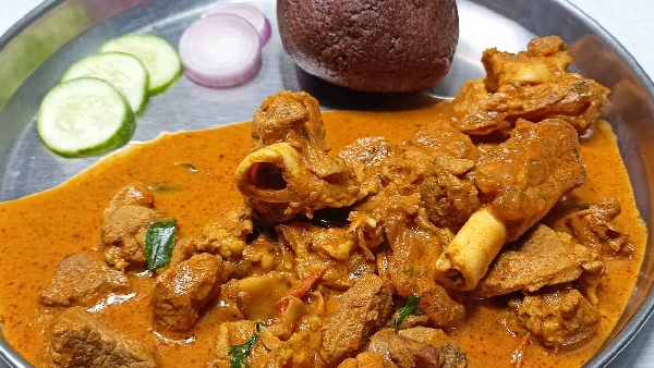 Authentic Mutton Sambar Recipe How to Make Spicy Mutton Sambar at Home in Telugu Authentic Mutton Sambar Recipe How to Make Spicy Mutton Sambar at Home in Telugu