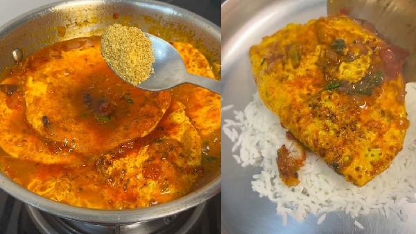 Bored of Regular Egg Curry Try This Tangy Spicy Omelette Pulusu Recipe in Telugu Bored of Regular Egg Curry Try This Tangy Spicy Omelette Pulusu Recipe in Telugu