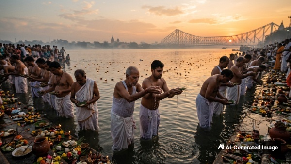 Details date and auspicious time for offering Tarpanam on Mahalaya Amavasya