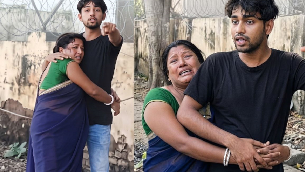 Viral Video 40 Year Old Woman Caught Eloping With 22 Year Old Lover in Varanasi Viral Video 40 Year Old Woman Caught Eloping With 22 Year Old Lover in Varanasi
