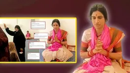 BJP Leader Kompella Madhavi Trolled by the Muslim Public for Reciting the Durga Suktam at Airport