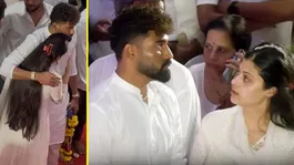 Asha Bhosle Funeral: Cricketer Mohammad Siraj Hugs Zanai Bhosle Emotional Video Viral, Relation ?