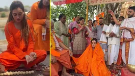 Harsha Richhariya Takes Sannyas, Performs Own Pind Daan, Becomes Sadhvi Harshanand Giri