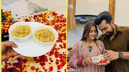 Saqib Saifi Kanika Sharma Pehli Rasoi Ritual Photo Viral, Suji Ka Halwa Recipe...