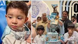 Tejashwi Yadav's Son Iraj:Aunt Rohini Acharya Did Not Attend Lalu Yadav Birthday Party,Inside Video