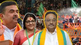 West Bengal Results 2026: BJP CM Contenders - Who Will Lead? Suvendu, Dilip or Sukanta