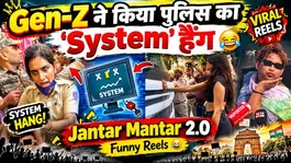 Jantar Mantar 2.0 Viral Videos! Gen-Z Steals Bus Key &amp; Outsmarts Police Like Subway Surfers!