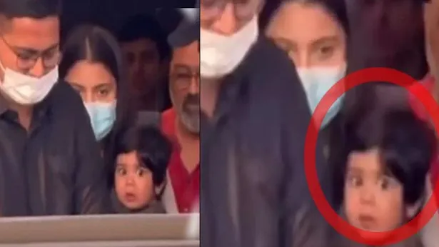 पहली बार दिखा विराट अनुष्का के बेटे अकाय कोहली चेहरा, वीडियो हुआ वायरल ...