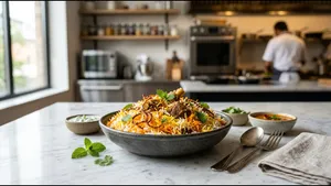 Lunch Hyderabadi Biryani Hotel Style Recipe 011