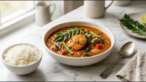 Dinner Malabar Fish Curry Recipe Traditional Style 011