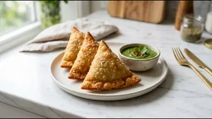 Snacks Samosa Recipe Super Crispy Outside Soft Inside 011
