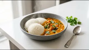 Breakfast Idli Sambar Soft Recipe 011