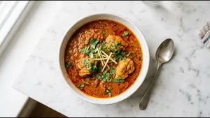 Dinner Chicken Gravy Recipe Rich Home Style Masala 011