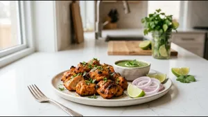 Dinner Chicken Tikka Recipe Smoky Grill Secret 011