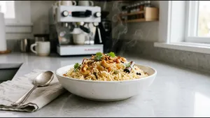 Dinner Ghee Rice Recipe Aromatic South Indian 011