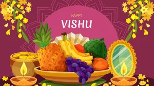 Happy Vishu 2026 25 Malayalam New Year Wishes Captions Posts And Status For Instagram Whatsapp X