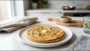 Breakfast Laccha Paratha Recipe Flaky Layered Perfection 011