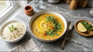 Lunch Masoor Dal Recipe Simple Protein Rich Meal 011